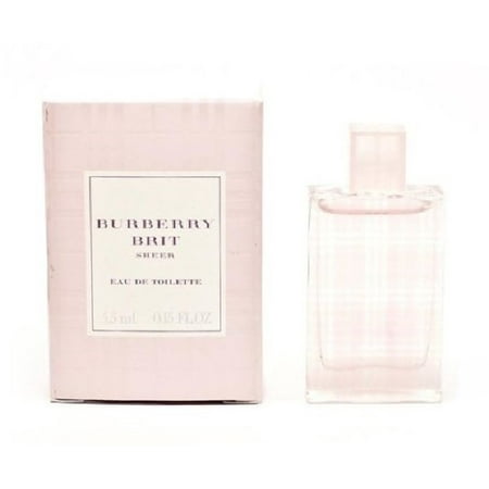 Burberry Brit Sheer EDT Mini for Women, 0.15 Oz / 4.5 mL