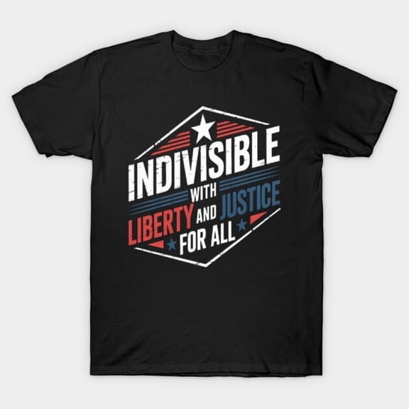 Indivisible With Liberty And Justice For All Patriotic American Pledge Of Unisex T-Shirt
