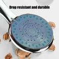 thumbnail image 6 of Meggemo Chrome 3-Spray Pattern Rain Shower Head Handheld Shower Wand Combo Durable Easy To Install Water Saving Design Perfect For Bathroom Home Daily Shower Bath Use, 6 of 6