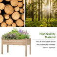 thumbnail image 5 of Renwick Fir Wood Garden Bed, Elevated Waist-High Design, Wood, 5 of 10