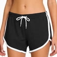 thumbnail image 4 of KPOPLK Athletic Shorts for Women S-3XL Summer High Waisted Workout Shorts Dolphin Running Shorts Tennis with Zip Pocket Size XXXL,Black, 4 of 6