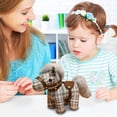 thumbnail image 4 of Faux Leather Small Pony Plush Toy, Soft Stuffed Horse Animal Doll for Boys and Girlss and Collectors, Decorative Miniature Horse Figurine for Gifting and Decor Style #E285 B, 4 of 5