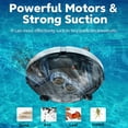 thumbnail image 6 of Redkey S100 Cordless Robotic Pool Cleaner, 5200mAh 130-Min Runtime Pool Robot, Up to 1100 sq.ft, 6 of 11