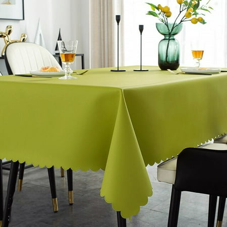 

dosili Pvc Oilcloth Tablecloths Dining Rectangular Tablecloth For Tables Kitchen Decoration Waterproof Track On The Table Covers Coffee