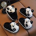 thumbnail image 5 of Children's Cartoon Panda Winter Slippers Plush Animal Warm Cotton Shoes For Boys And Girls Indoor Household Fluffy Slippers, 5 of 5