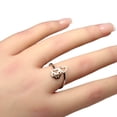 thumbnail image 5 of Pet Memorial Ring Silver 316L Stainless Steel Cat Dog Paw Print Heart Band, 5 of 6