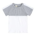 thumbnail image 3 of Toddler Boys Clothes Efsteb Kids Boys Shirt Sets Casual Fashion Comfy Cute Pattern Printed Round Neck Short Sleeve T Shirts Shorts Set Summer Outfits (Gray,9-12 Months), 3 of 7