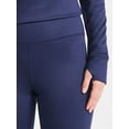 thumbnail image 4 of ClimateRight by Cuddl Duds Women's Thermal Guard Base Layer Leggings, Sizes XS to 4X, 4 of 5