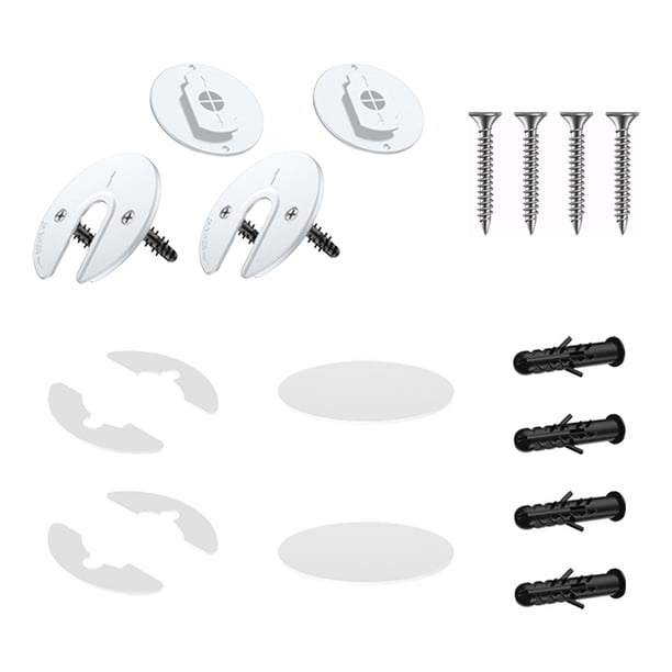 Soporte de pared para tableta con rotación de 90 grados, soporte para tableta, almacenamiento trasero para computadora portátil blanco
