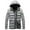 Grey, variant on Men's Winter Thickened Warm Casual Style With Pockets Hooded Coat Jacket