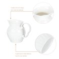 thumbnail image 3 of Ceramic Creamer with Handle Coffee Creamer Pitcher Sauce Server Serving Pitcher Creamer Jug Flower Vase for Kitchen Home Restaurants White, 3 of 6