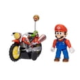 thumbnail image 5 of Open Box The Super Mario Galaxy Movie – 2.5 inch Action Figure with Pull Back Motorcycle – Mario, 5 of 11