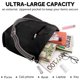 thumbnail image 3 of Bolso Prite Corduroy para mujer con cremallera negro, 3 of 7