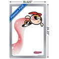 thumbnail image 3 of The Powerpuff Girls - Blossom Heart Lines Wall Poster, 14.725" x 22.375", Framed, 3 of 3