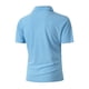 thumbnail image 5 of Ceisia Men's Slim Fit Short Sleeve Zip-Up Polo Shirt Turn-Down Collar Textured Fabric Spring Summer Shirt Gift, 5 of 7