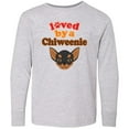 thumbnail image 3 of Inktastic Chiweenie Dog Gift Long Sleeve Youth T-Shirt, 3 of 5