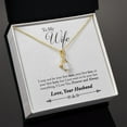 thumbnail image 4 of To My Wife Forever and Always Alluring Ribbon Necklace Message Card, 4 of 7