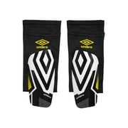 Umbro Junior Soccer Slip-in Shin Guards, Soccer Protection Gear, Soccer Sleeve, Medium Size, Yellow, Black