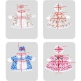 thumbnail image 4 of Easter Valentine's Day for 23" Lawn Cement Goose, Holiday Pink Red Blue Clothes Garden Patio Yard Party Costume Art Decoration Gooses Accessories, 4 of 5