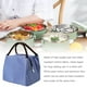 thumbnail image 4 of Worallymy fiambrera portátil con aislamiento bolsa impermeable a rayas de gran capacidad bolsa gruesa bolsa de Picnic Bento Worallymy JD735806365, 4 of 7