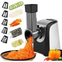 Electric Vegetable Graters Professional Salad Maker, Electric Slicer Shredder Graters for Kitchen, Gratersr/Chopper/Salad,Electric Salad machine for Vegetables Carrot Cheese