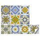 thumbnail image 3 of Azulejo de pared Vinilo Flor Etiqueta de la pared Mural Calcomanía para azulejos Etiqueta autoadhesiva impermeable para azulejos, MZ-2-114, Grande Yuarrent HA002473-132, 3 of 6