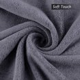 thumbnail image 3 of JML Microfiber Towels, Extra Absorbent, Fast Drying Bath Towel Sets (6 Pack, 27" x 55"),Grey, 3 of 5