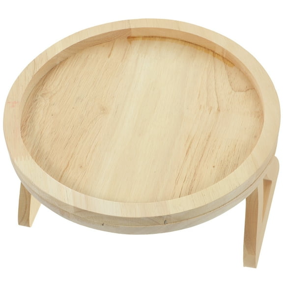 Wood Clip-on Tray for Storage with Khaki Color Perfect for Organizing Small Gadgets at Home or