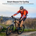 thumbnail image 2 of Smart Glasses, Polarized Bluetooth Sunglasses, Built-in Mic & Speakers, Voice Assistant, UV Protection Audio Sun Glass, 2 of 9