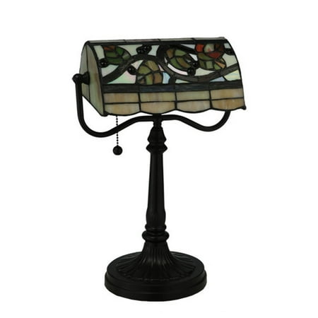 Meyda Tiffany 130760 Vineyard Banker S 1 Light 15 25 Tall Hand Meyda Tiffany 130760 Vineyard Banker S 1 Light 15 25 Tall Hand Crafted Table Lamp