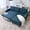 Blue, variant on YWEN 75" L-Shaped Upholstery Sleeper Sofa Bed with Pull-Out Bed, 2 Cup Holders, Storage Chaise Longue, 3-Seater Couch with Birch Legs, Easy Assembly, for Living Room, Apartment