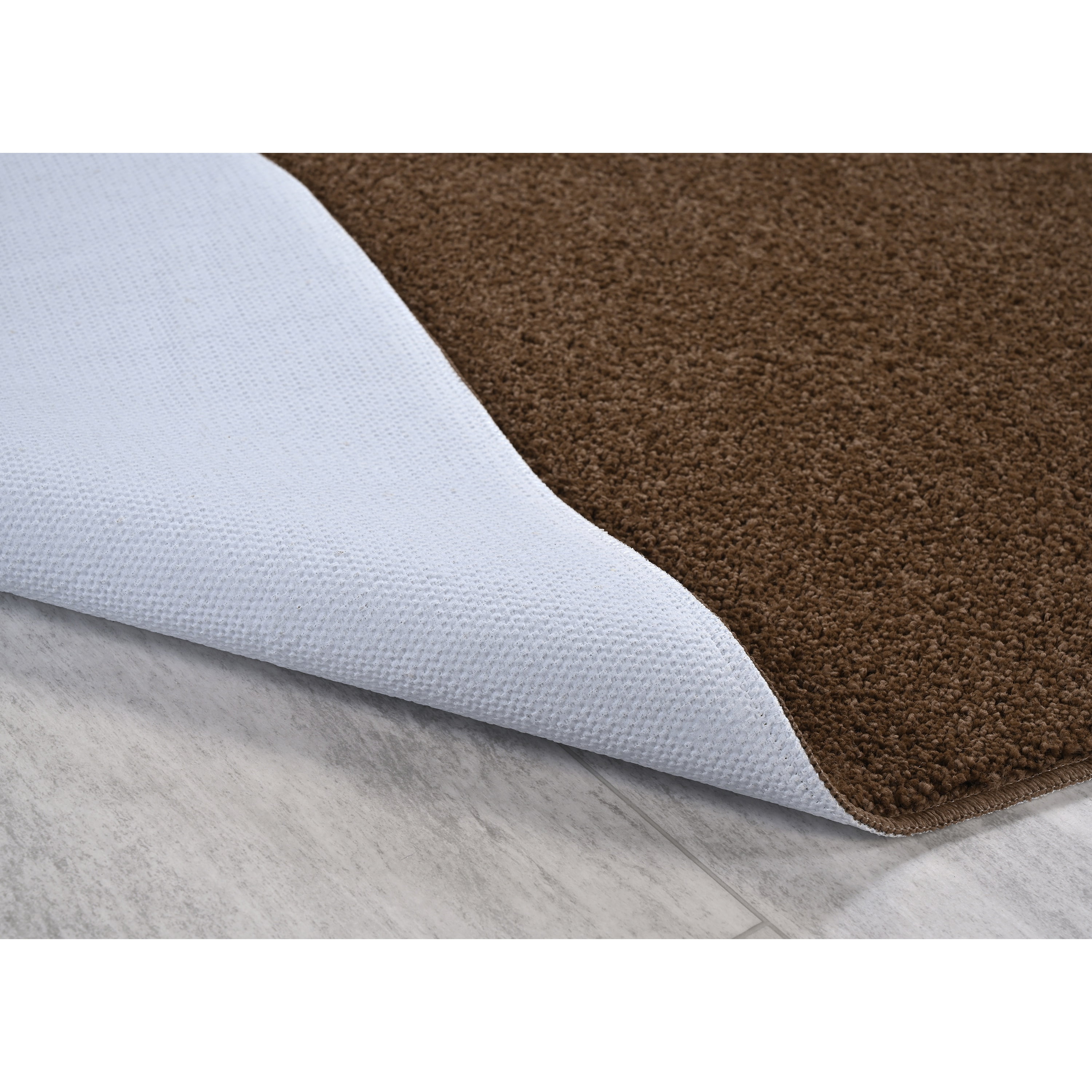 Garland Rug Gramercy Washable Polypropylene Cinnamon Bath Rug, 20" x 34"