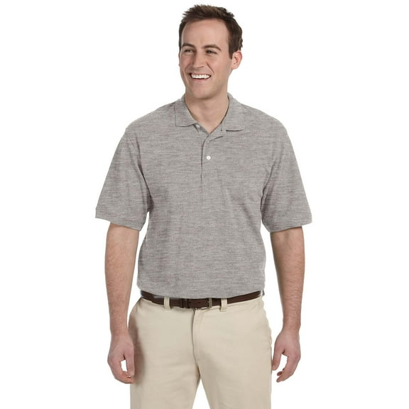 Men's 5.6 oz. Easy Blend™ Polo - GREY HEATHER - S