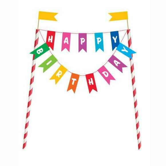 Unique Party Favors Bunting Cake Topper