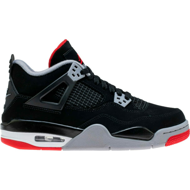 Jordan - Nike Air Jordan Retro 4 Bred Gade School Lifestyle Shoe (4 ...