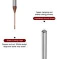 thumbnail image 4 of 2uds Cuadrado Nariz Extremo Molino 4mm Vástago 1mm x 15mm Unique Bargains AlTiSin Recubierto Sólido Carburo 4 Flautas Extra Largo, 4 of 6