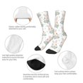 thumbnail image 3 of Sigee Rabbit And Flower for Premium Children's Socks Unisex School Kids Boys Girls,Soft and Comfy Kids' Socks, 3 of 5