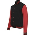 thumbnail image 4 of Build Your Brand Mens Sweat College Jacket, 4 of 4