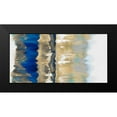 thumbnail image 2 of Springer, Rachel 14x9 Black Modern Framed Museum Art Print Titled - Resonate in Gold and Blue, 2 of 5