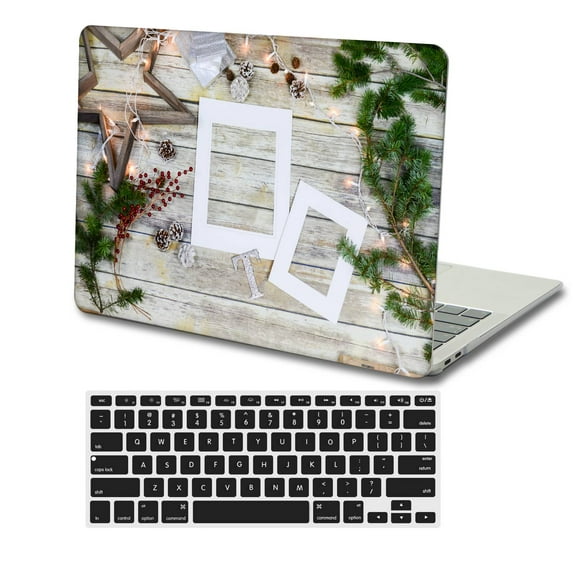 KSK KAISHEK Hard Protective Shell Case Cover for MacBook Pro 13 inchs with No Touch + Black Keyboard Cover 2015/2014/2013/2012 A1502 A1425, Flower 1418