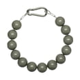 thumbnail image 3 of S SERENABLE Flagpole Retainer Ring Bead Chain Acrylic Beads Weights Flagpole Accessories Gray, 3 of 9