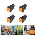 thumbnail image 4 of Button Switch, Push Switches Momentary 12V  For Equipment Yellow, 4 of 8