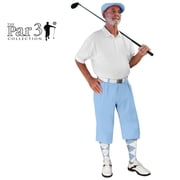 Light Blue Microfiber Golf Knickers ( Plus Fours) for Men - 42