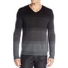 Calvin Klein NEW Gray Black Mens Size Small S Colorblock V-Neck Sweater