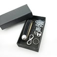 thumbnail image 3 of Gnmfd Leather Key Organizer Keychain, Compact Key Storage Bag, Jewelry Organizers and Storage, Anti-Scratch Holder for 2-7 Keys, Pocket Purse Travel and Home Use, 3 of 3