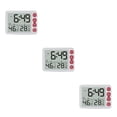 thumbnail image 3 of Cateissary Alarma digital Ángulo de plástico ajustable Pantalla acrílica de 7,48 pulgadas Proyector Reloj Oficina Hotel Termómetro Relojes Type1 NO1, 3 of 6