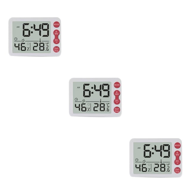 Inteprter Alarma digital Ángulo de plástico Función de memoria ajustable Cable Proyector de energía Reloj Termómetro doméstico Relojes Type1 NO1