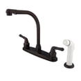 thumbnail image 4 of Kingston Brass KB754  Magellan 8\" High Arch Kitchen Faucet With Sprayer, 4 of 7