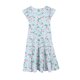 thumbnail image 3 of Vestido de Verano de Manga Corta para Niñas con Estampado de Flores, Bolsillos Acanalados, Cuello Redondo, Mezcla Cómoda de Poliéster Spandex, 3 of 6