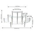 thumbnail image 3 of Toystoory Soporte de acrílico para cosméticos, estante de almacenamiento para postres, soporte transparente para juguetes de aperitivos, adorno para Decoración del hogar Claro Toystoory HA009231-03B, 3 of 6